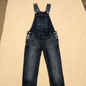 Warp + Weft Maternity Denim Overalls XS